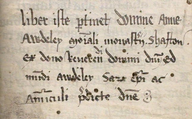 Marca manuscrita. Edad Media